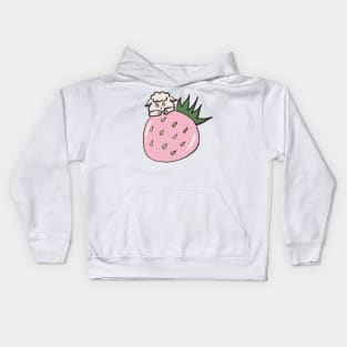 Strawberry Sheep Baby Kids Hoodie